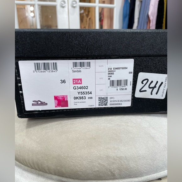 CHANEL Dad Cord Sandals- Pink - Picture 7 of 8